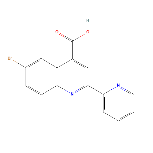 6-bromo-2-pyridin-2-ylquinoline-4-carboxylic acid (CAS: 5109-98-8) - Related Chemical Product