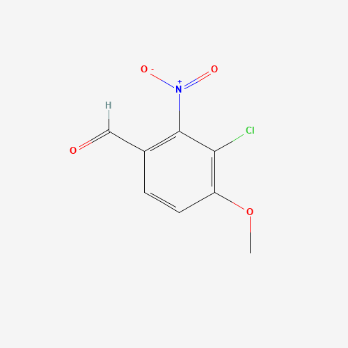 3-chloro-4-methoxy-2-nitrobenzaldehyde (CAS: 1170698-04-0) - Related Chemical Product