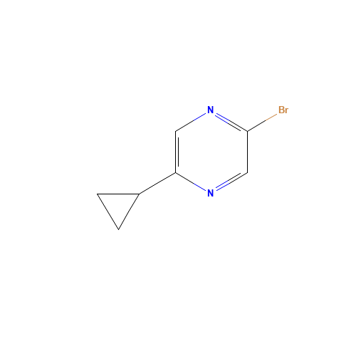 2-bromo-5-cyclopropylpyrazine (CAS: 1086382-78-6) - Related Chemical Product
