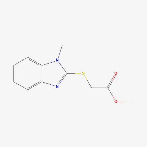 methyl 2-(1-methylbenzimidazol-2-yl)sulfanylacetate (CAS: 86406-27-1) - Related Chemical Product