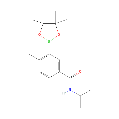 4-methyl-N-propan-2-yl-3-(4,4,5,5-tetramethyl-1,3,2-dioxaborolan-2-yl)benzamide (CAS: 1019918-74-1) - Related Chemical Product