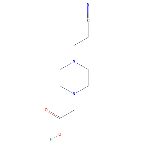 2-[4-(2-cyanoethyl)piperazin-1-yl]acetic acid (CAS: 722491-37-4) - Related Chemical Product