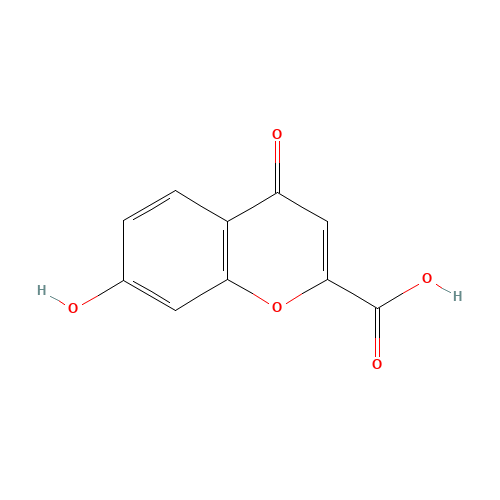 7-hydroxy-4-oxochromene-2-carboxylic acid (CAS: 30113-83-8) - Related Chemical Product