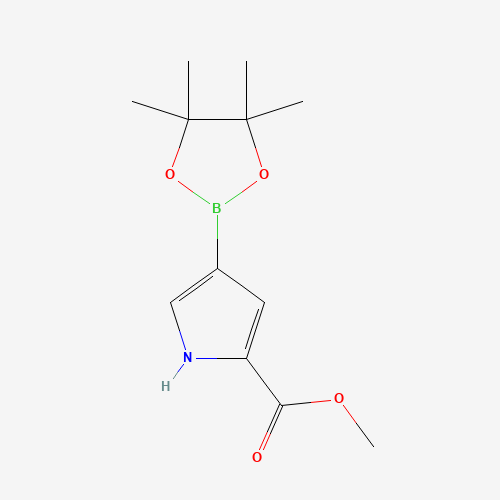 methyl 4-(4,4,5,5-tetramethyl-1,3,2-dioxaborolan-2-yl)-1H-pyrrole-2-carboxylate (CAS: 1198605-53-6) - Related Chemical Product