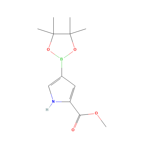 methyl 4-(4,4,5,5-tetramethyl-1,3,2-dioxaborolan-2-yl)-1H-pyrrole-2-carboxylate (CAS: 1198605-53-6) - Related Chemical Product
