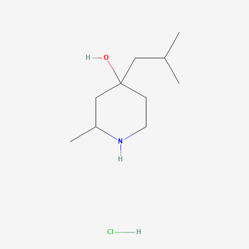2-methyl-4-(2-methylpropyl)piperidin-4-ol;hydrochloride (CAS: 1428901-19-2) - Related Chemical Product