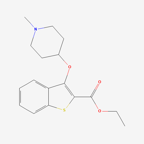 ethyl 3-(1-methylpiperidin-4-yl)oxy-1-benzothiophene-2-carboxylate (CAS: 1443208-03-4) - Related Chemical Product