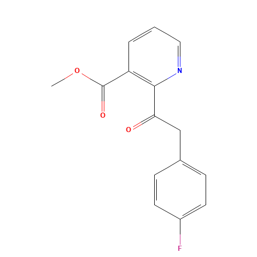methyl 2-[2-(4-fluorophenyl)acetyl]pyridine-3-carboxylate (CAS: 1036401-04-3) - Related Chemical Product
