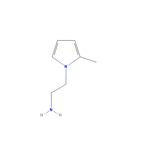 2-(2-methylpyrrol-1-yl)ethanamine (CAS: 392312-36-6) - Chemical Structure and Molecular Formula 