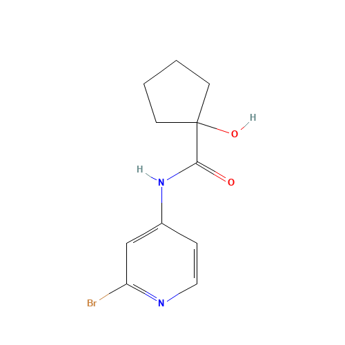 N-(2-bromopyridin-4-yl)-1-hydroxycyclopentane-1-carboxamide (CAS: 1433904-98-3) - Related Chemical Product