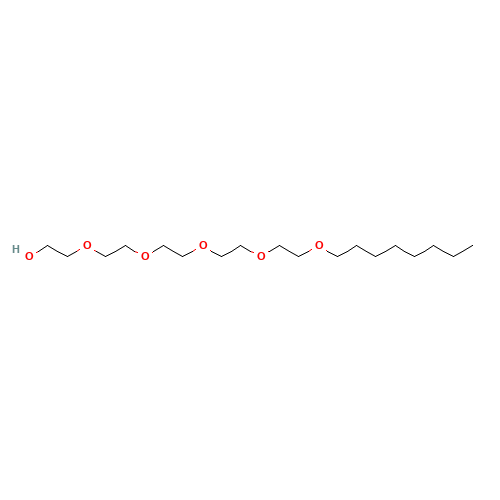 2-[2-[2-[2-(2-octoxyethoxy)ethoxy]ethoxy]ethoxy]ethanol (CAS: 19327-40-3) - Related Chemical Product