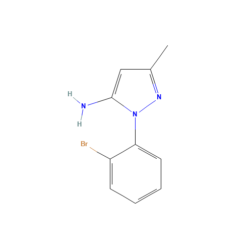2-(2-bromophenyl)-5-methylpyrazol-3-amine (CAS: 1155573-56-0) - Related Chemical Product