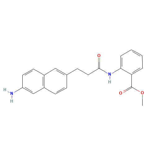 methyl 2-[3-(6-aminonaphthalen-2-yl)propanoylamino]benzoate (CAS: 1093631-11-8) - Related Chemical Product