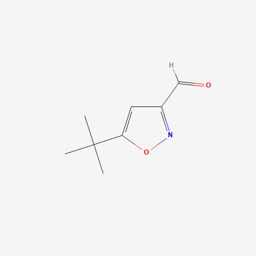5-tert-butyl-1,2-oxazole-3-carbaldehyde (CAS: 88721-64-6) - Chemical Structure and Molecular Formula 