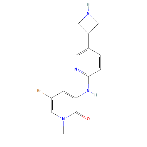 3-[[5-(azetidin-3-yl)pyridin-2-yl]amino]-5-bromo-1-methylpyridin-2-one (CAS: 1346673-70-8) - Related Chemical Product