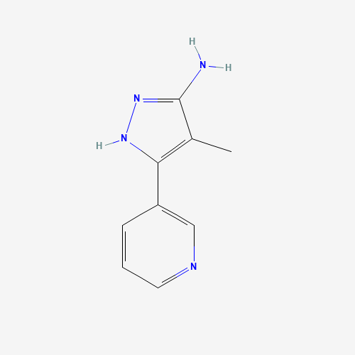 4-methyl-5-pyridin-3-yl-1H-pyrazol-3-amine (CAS: 1187027-00-4) - Related Chemical Product