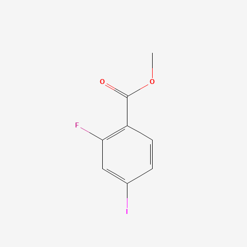 methyl 2-fluoro-4-iodobenzoate (CAS: 204257-72-7) - Chemical Structure and Molecular Formula 