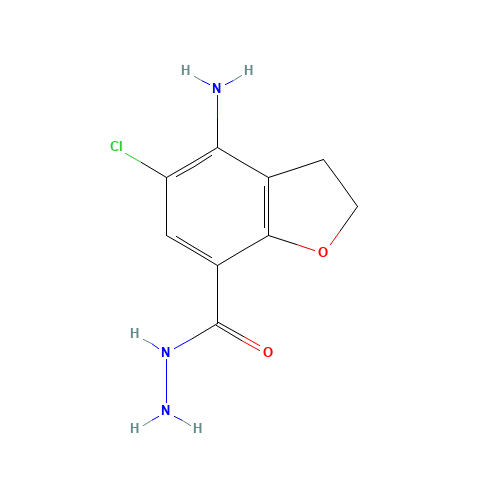4-amino-5-chloro-2,3-dihydro-1-benzofuran-7-carbohydrazide (CAS: 1428863-08-4) - Related Chemical Product