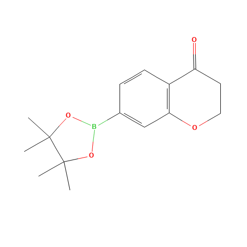7-(4,4,5,5-tetramethyl-1,3,2-dioxaborolan-2-yl)-2,3-dihydrochromen-4-one (CAS: 1467058-04-3) - Related Chemical Product