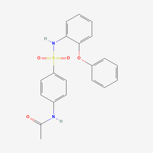 N-[4-[(2-phenoxyphenyl)sulfamoyl]phenyl]acetamide (CAS: 432015-90-2) - Related Chemical Product