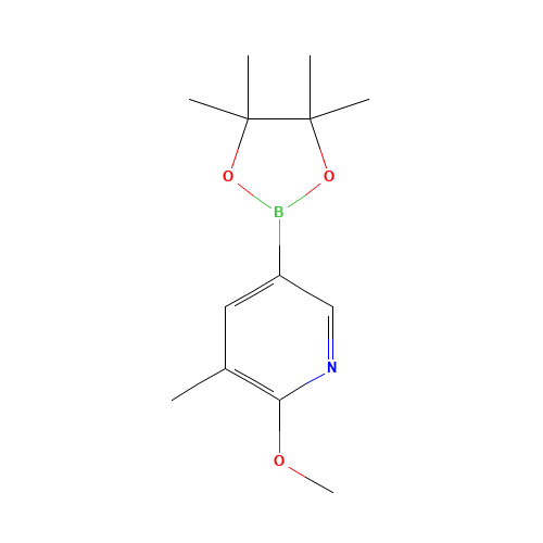 2-methoxy-3-methyl-5-(4,4,5,5-tetramethyl-1,3,2-dioxaborolan-2-yl)pyridine (CAS: 1083168-83-5) - Related Chemical Product