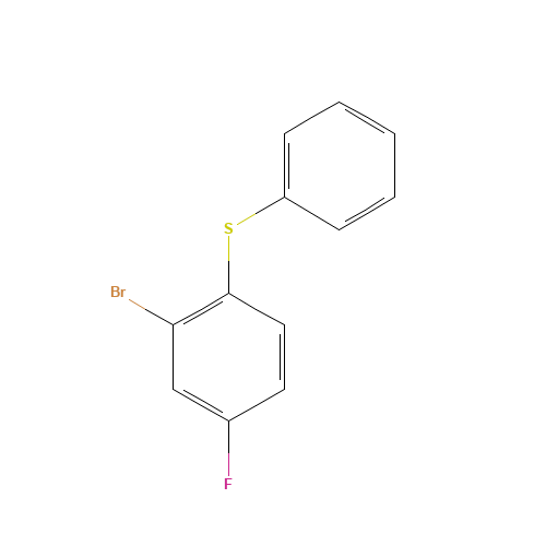 2-bromo-4-fluoro-1-phenylsulfanylbenzene (CAS: 869854-65-9) - Related Chemical Product