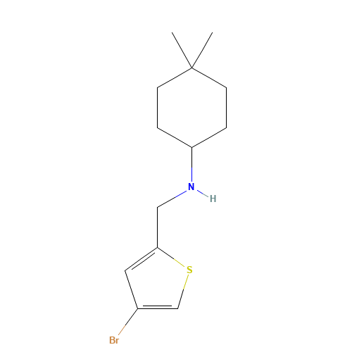 N-[(4-bromothiophen-2-yl)methyl]-4,4-dimethylcyclohexan-1-amine (CAS: 1007579-10-3) - Related Chemical Product