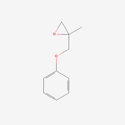 2-methyl-2-(phenoxymethyl)oxirane (CAS: 15895-57-5) - Chemical Structure and Molecular Formula 