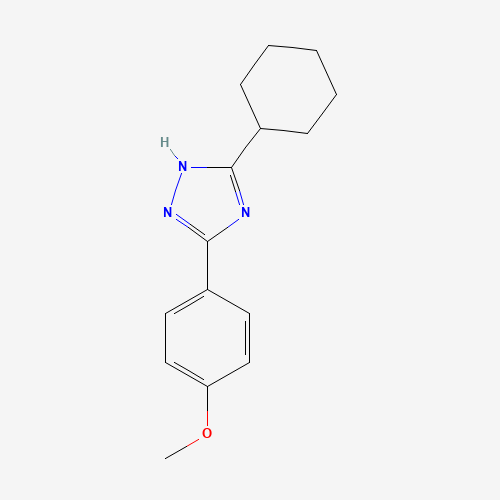 5-cyclohexyl-3-(4-methoxyphenyl)-1H-1,2,4-triazole (CAS: 1305757-04-3) - Related Chemical Product