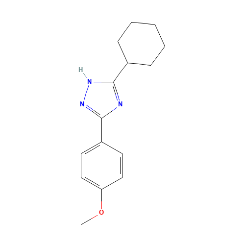 5-cyclohexyl-3-(4-methoxyphenyl)-1H-1,2,4-triazole (CAS: 1305757-04-3) - Related Chemical Product