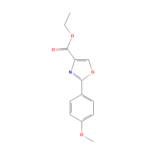 ethyl 2-(4-methoxyphenyl)-1,3-oxazole-4-carboxylate (CAS: 78979-61-0) - Related Chemical Product