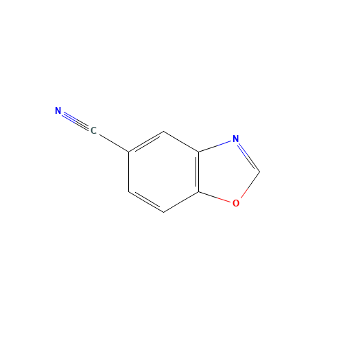 1,3-benzoxazole-5-carbonitrile (CAS: 132227-01-1) - Chemical Structure and Molecular Formula 