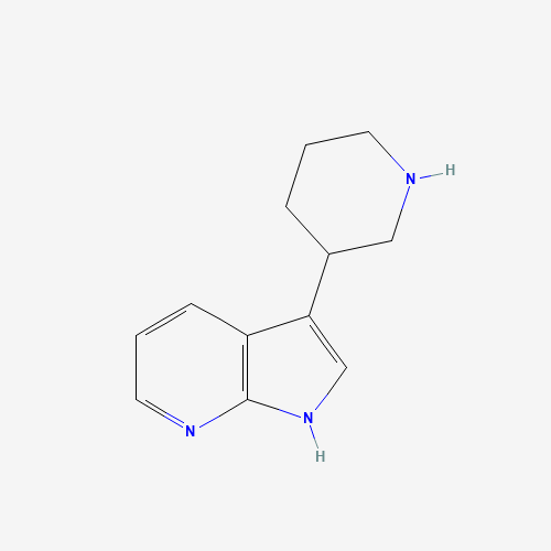3-piperidin-3-yl-1H-pyrrolo[2,3-b]pyridine (CAS: 1001069-39-1) - Related Chemical Product