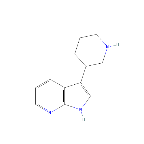 3-piperidin-3-yl-1H-pyrrolo[2,3-b]pyridine (CAS: 1001069-39-1) - Related Chemical Product