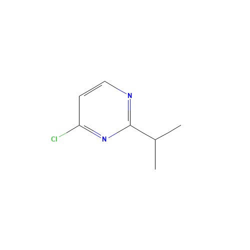 4-chloro-2-propan-2-ylpyrimidine (CAS: 68210-26-4) - Chemical Structure and Molecular Formula 