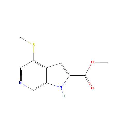 methyl 4-methylsulfanyl-1H-pyrrolo[2,3-c]pyridine-2-carboxylate (CAS: 871583-22-1) - Related Chemical Product