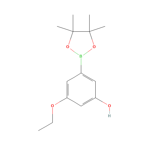 3-ethoxy-5-(4,4,5,5-tetramethyl-1,3,2-dioxaborolan-2-yl)phenol (CAS: 1235566-06-9) - Related Chemical Product