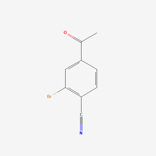 4-acetyl-2-bromobenzonitrile (CAS: 93273-63-3) - Chemical Structure and Molecular Formula 