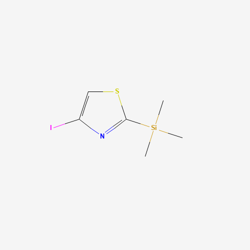 (4-iodo-1,3-thiazol-2-yl)-trimethylsilane (CAS: 533887-52-4) - Chemical Structure and Molecular Formula 