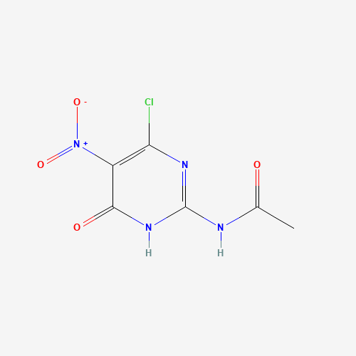 N-(6-chloro-5-nitro-4-oxo-1H-pyrimidin-2-yl)acetamide (CAS: 51471-45-5) - Related Chemical Product