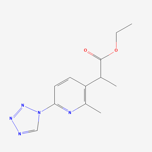 ethyl 2-[2-methyl-6-(tetrazol-1-yl)pyridin-3-yl]propanoate (CAS: 1374575-21-9) - Related Chemical Product