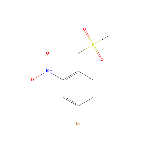 4-bromo-1-(methylsulfonylmethyl)-2-nitrobenzene (CAS: 651780-41-5) - Related Chemical Product