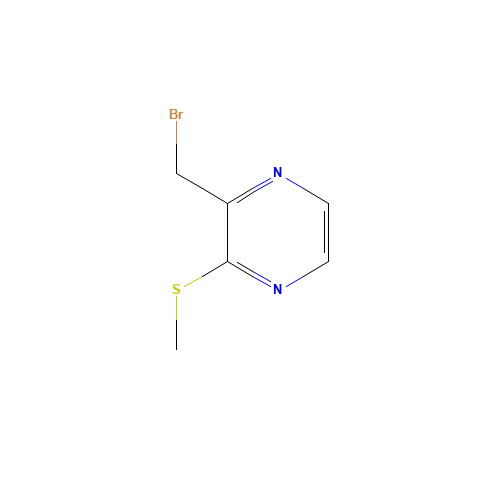 2-(bromomethyl)-3-methylsulfanylpyrazine (CAS: 1289385-55-2) - Related Chemical Product