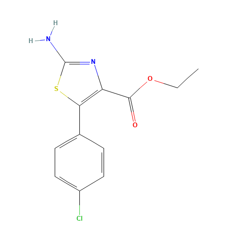 ethyl 2-amino-5-(4-chlorophenyl)-1,3-thiazole-4-carboxylate (CAS: 77505-89-6) - Related Chemical Product