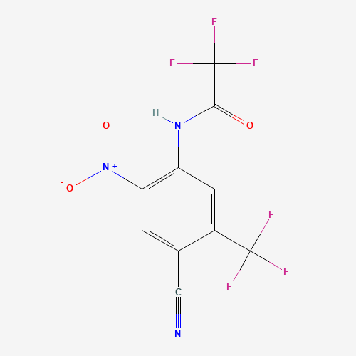 N-[4-cyano-2-nitro-5-(trifluoromethyl)phenyl]-2,2,2-trifluoroacetamide (CAS: 1155800-48-8) - Related Chemical Product