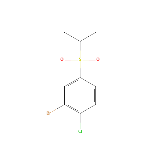 2-bromo-1-chloro-4-propan-2-ylsulfonylbenzene (CAS: 1048918-72-4) - Related Chemical Product