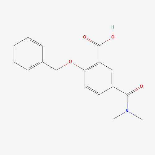 5-(dimethylcarbamoyl)-2-phenylmethoxybenzoic acid (CAS: 1285516-64-4) - Related Chemical Product
