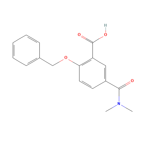 5-(dimethylcarbamoyl)-2-phenylmethoxybenzoic acid (CAS: 1285516-64-4) - Related Chemical Product