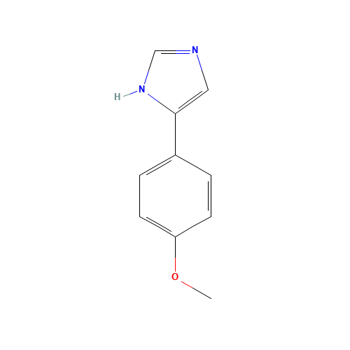 5-(4-methoxyphenyl)-1H-imidazole (CAS: 35512-31-3) - Chemical Structure and Molecular Formula 