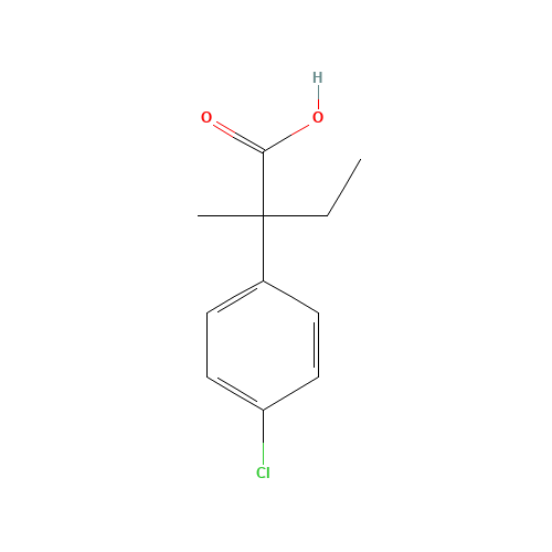 2-(4-chlorophenyl)-2-methylbutanoic acid (CAS: 80854-23-5) - Related Chemical Product